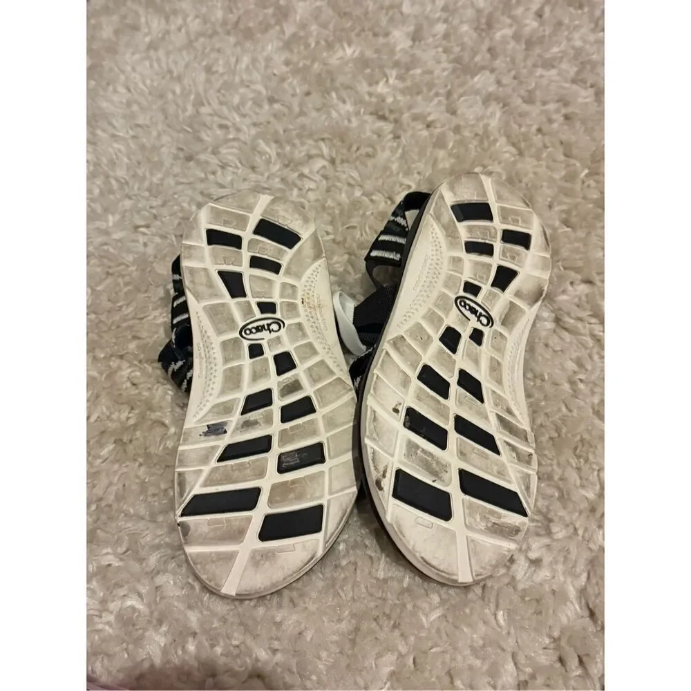 ✅Chaco unisex Z/1 EcoTread Sandal black and white